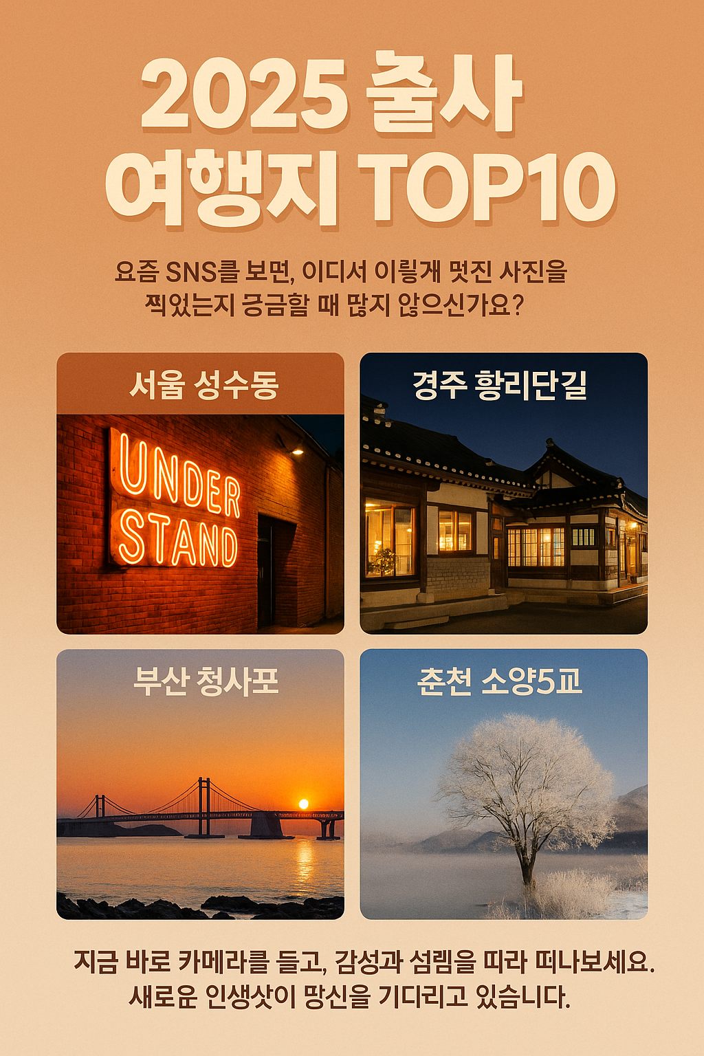 2025 출사 여행지 TOP10