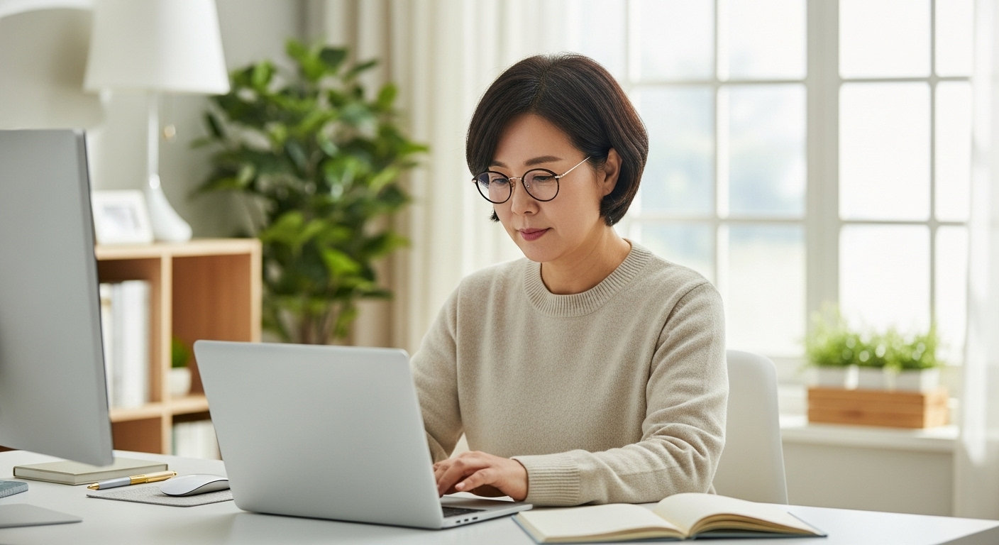 블로그 만들기 버튼을 클릭하는 장면