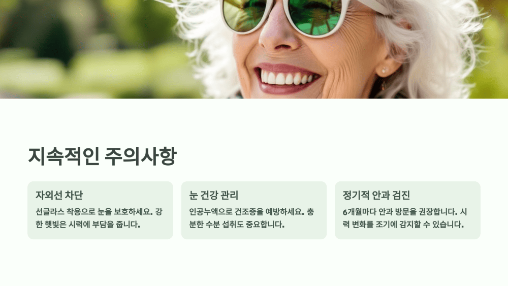 지속적인 주의사항