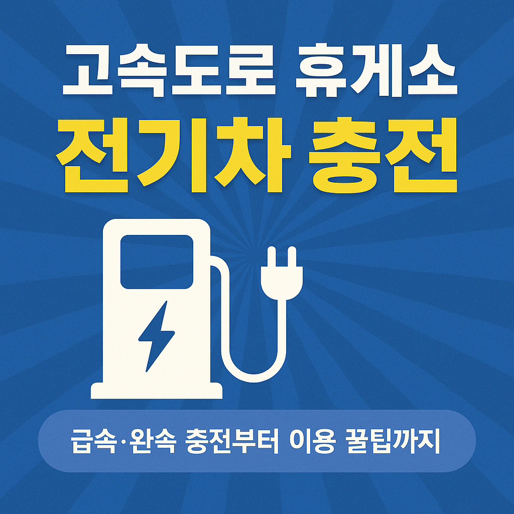 고속도로 휴게소 전지기차 충전