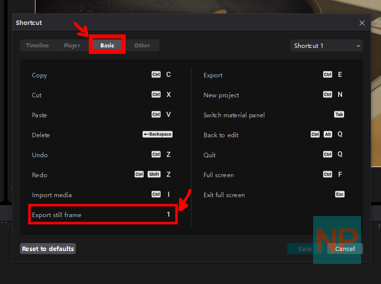 캡컷 스틸이미지 단축키