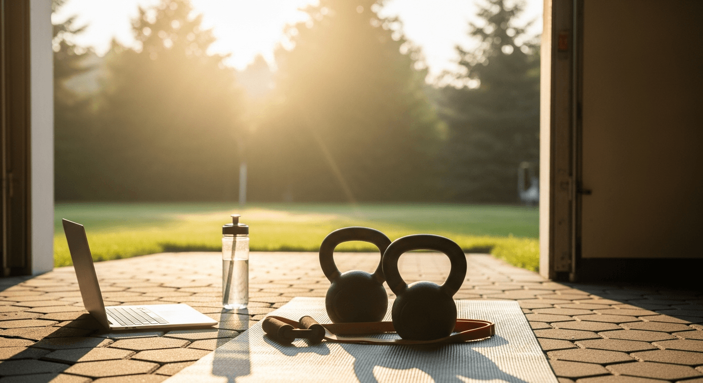 장소의 제약 없이 건강을 설계하는 노마드의 기능적 홈 트레이닝 셋업