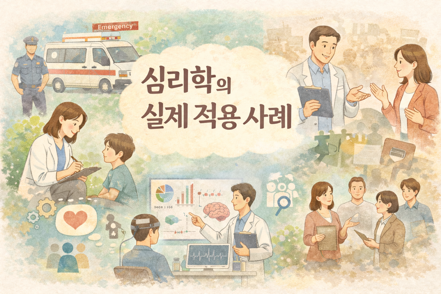 심리학의 실제 적용 사례 이미지