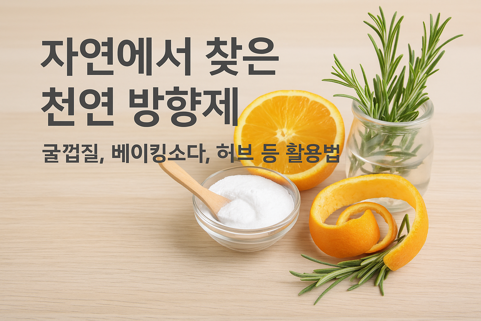집에서 만드는 천연 방향제: 안전하고 상쾌한 공기 만들기