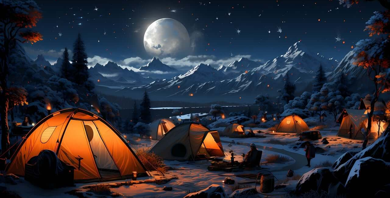 크리스마스와 함께하는 캠핑