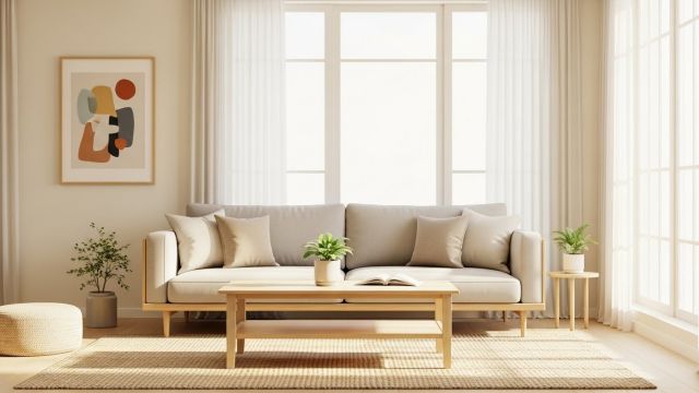 2026년 집 정리정돈 잘하는법을 보여주는 깔끔하게 정리된 거실 공간