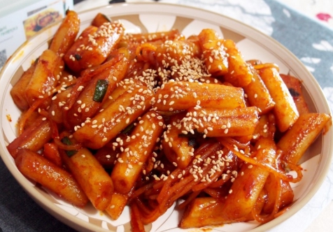 한국의 떡 종류 기름떡볶이
