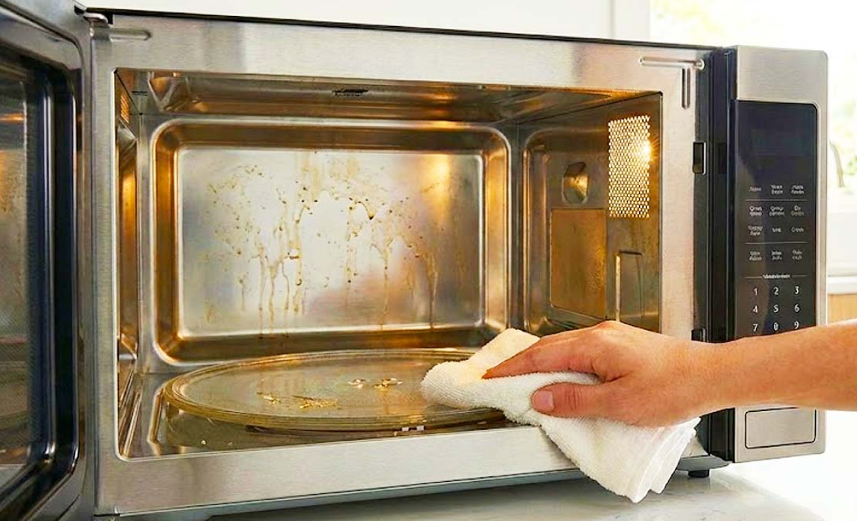 전자레인지 기름때 쉽게 청소하는 법
