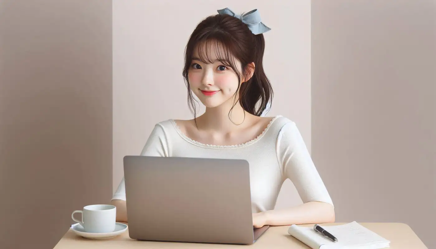 업비트-출금정지를-알아보는-여성의-모습