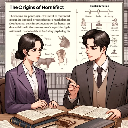 뿔 효과,에드워드 손다이크,후광 효과