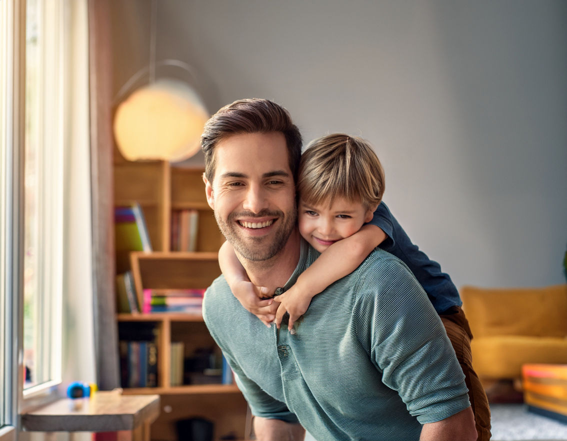 아빠와 아이 사진