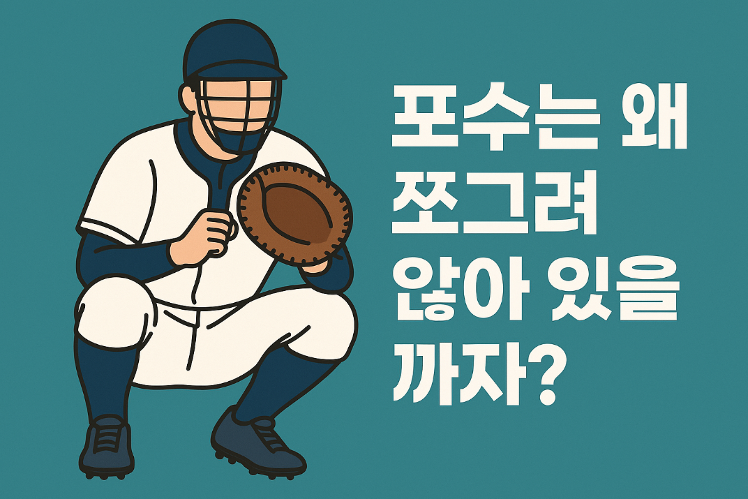 야구 초보 가이드 6화 : 포수는 왜 쪼그려 앉아 있을까?