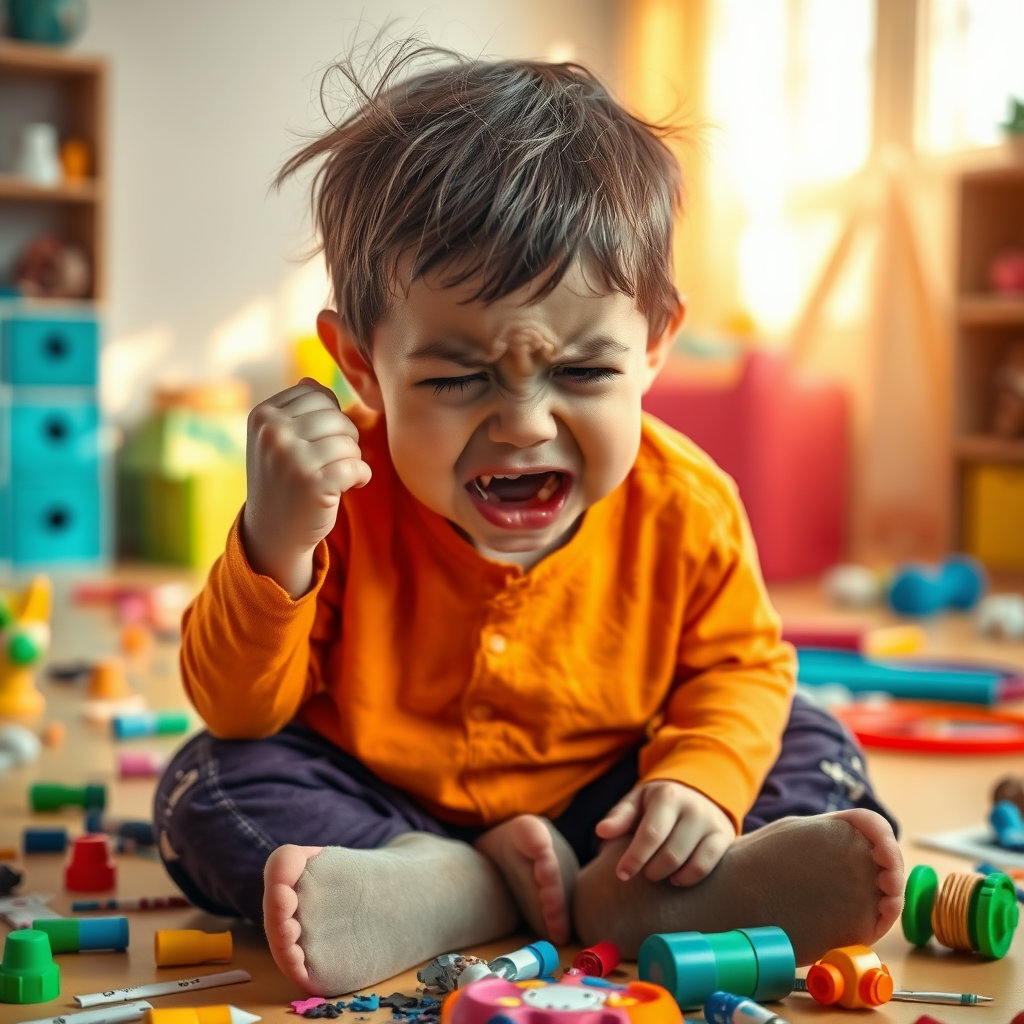 아이의 감정 폭발