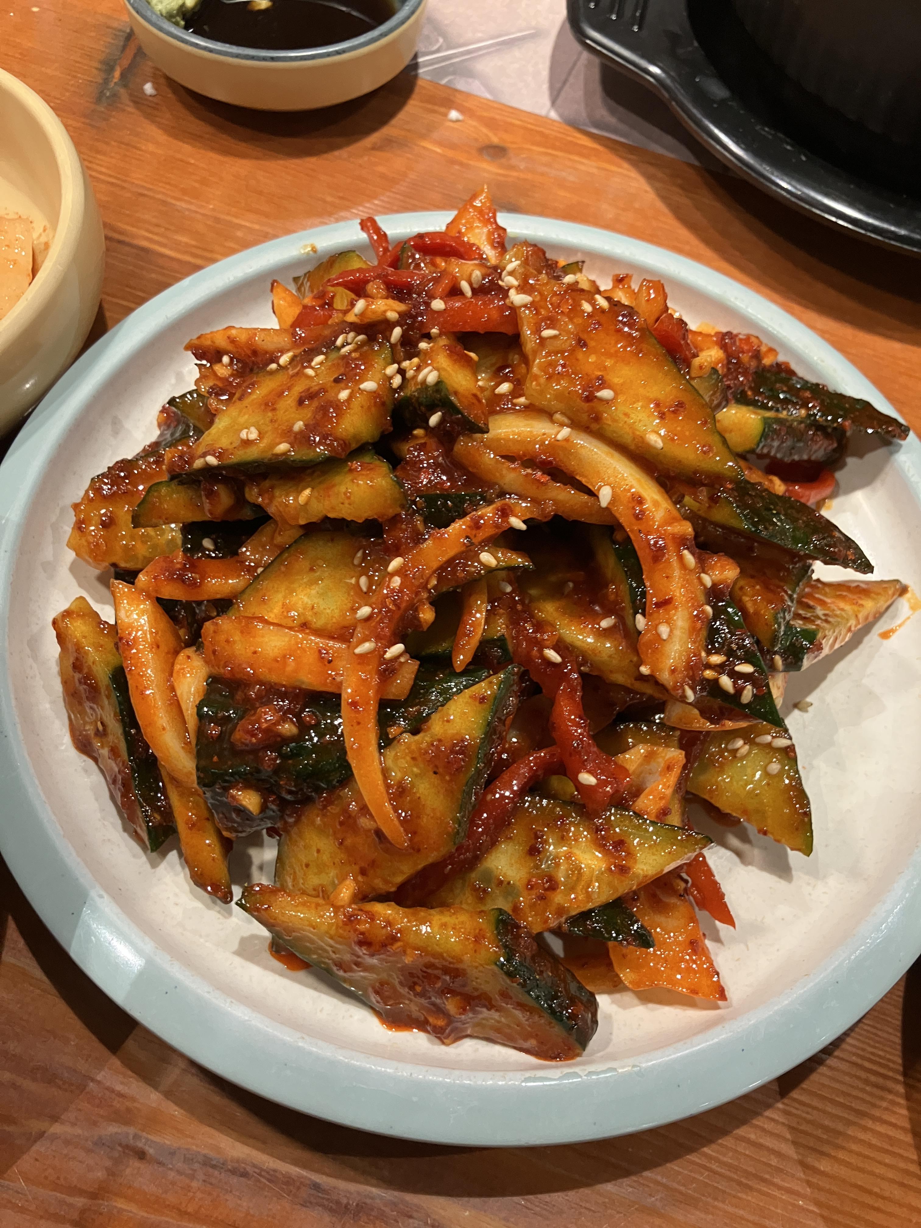 오이무침