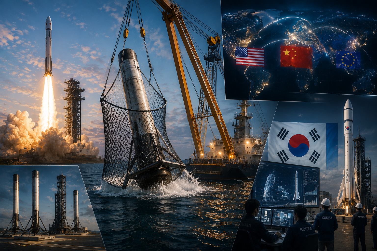 창정-10B 로켓 회수 (재사용 발사체, 세계 경쟁, 한국 현황)
