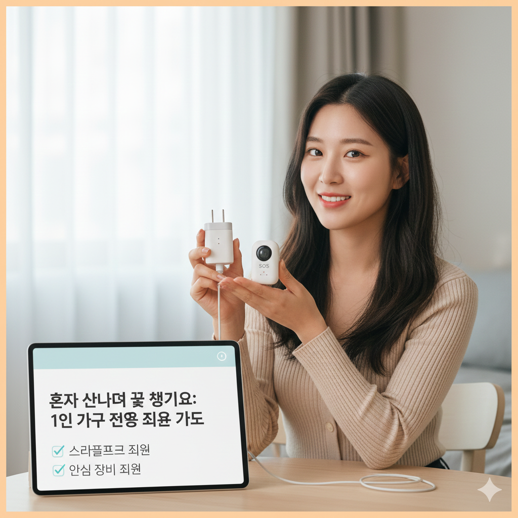 혼자 산다면 꼭 챙기세요: 1인 가구 전용 스마트플러그와 안심 장비 지원 가이드