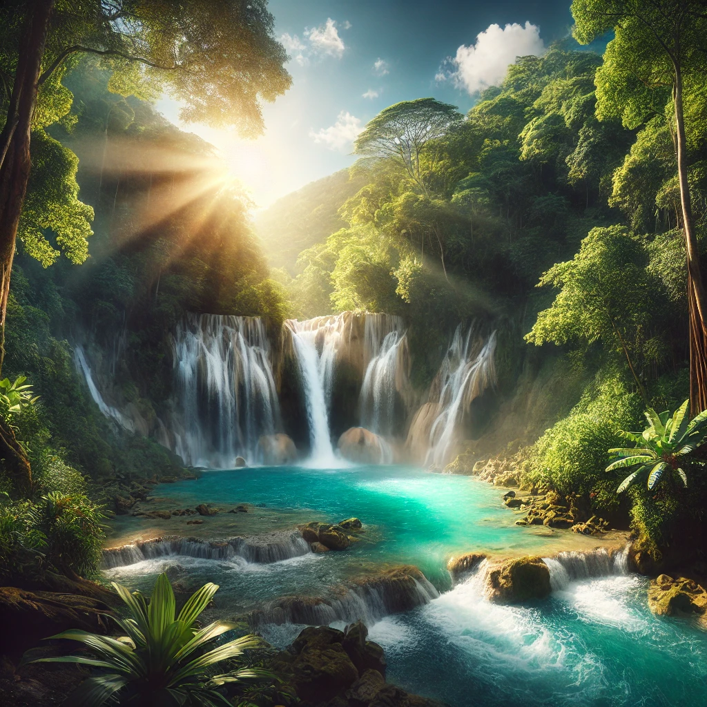 필리핀-카와산-폭포