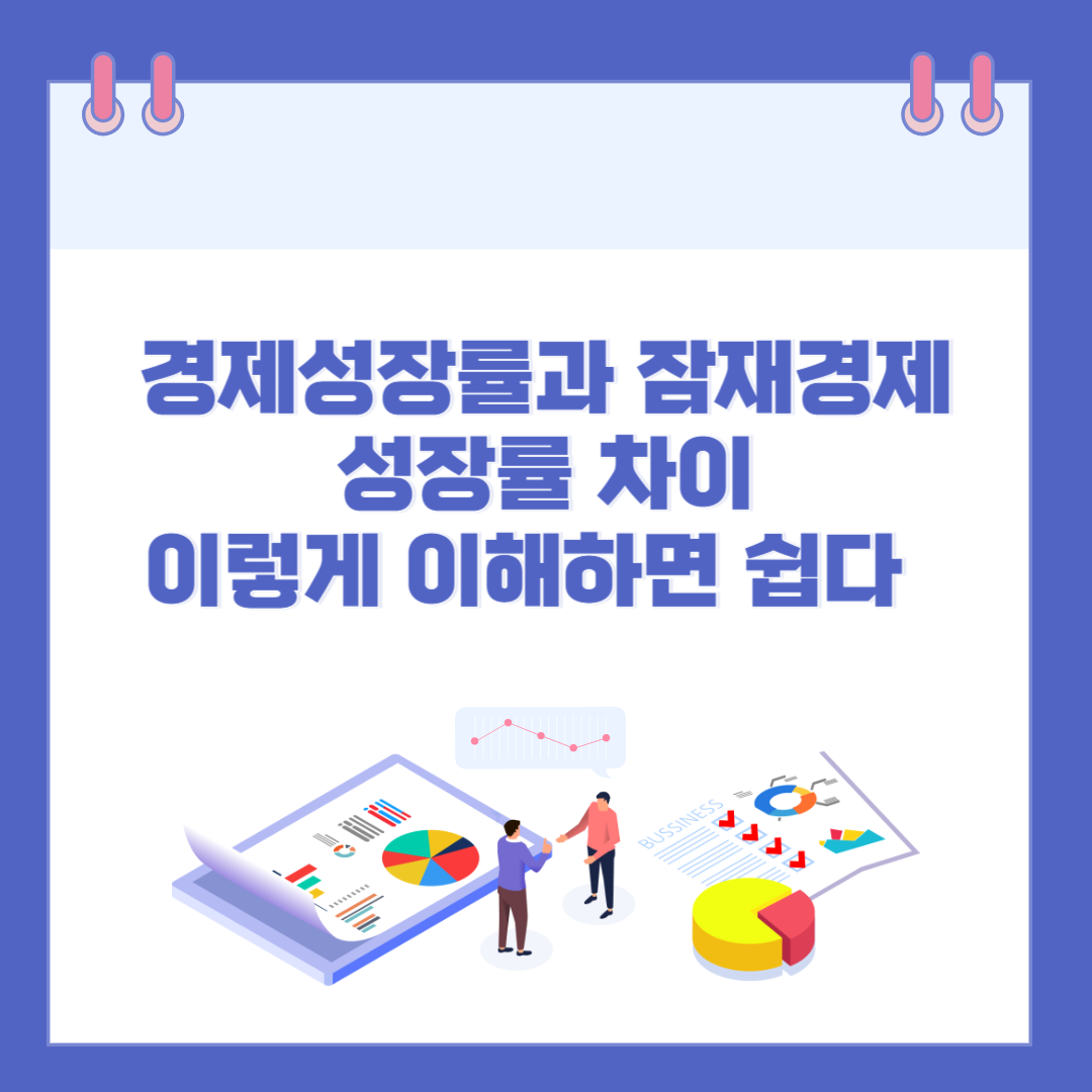 경제성장률과 잠재경제 성장률 차이, 이렇게 이해하면 쉽다 관련 이미지