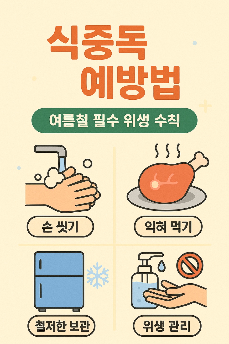 식중독 예방법