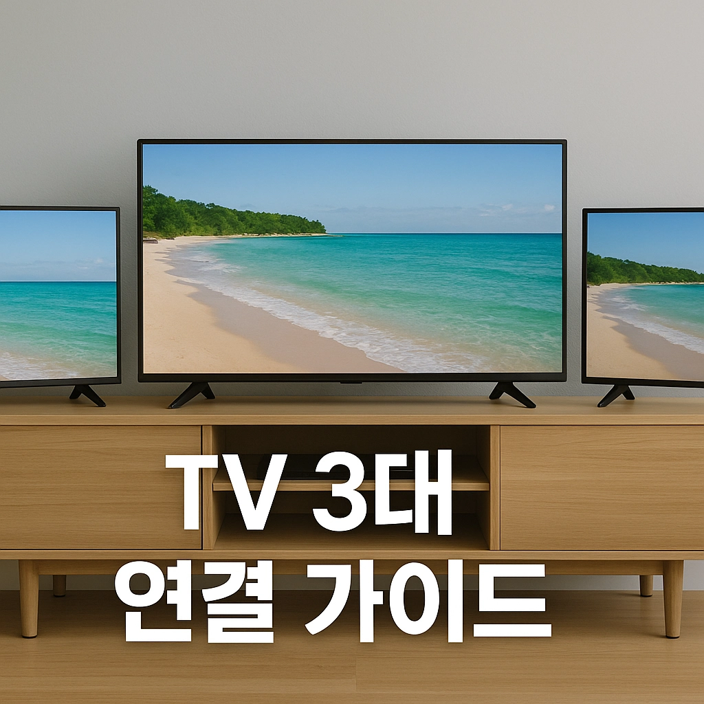 TV 3대 연결 가이드