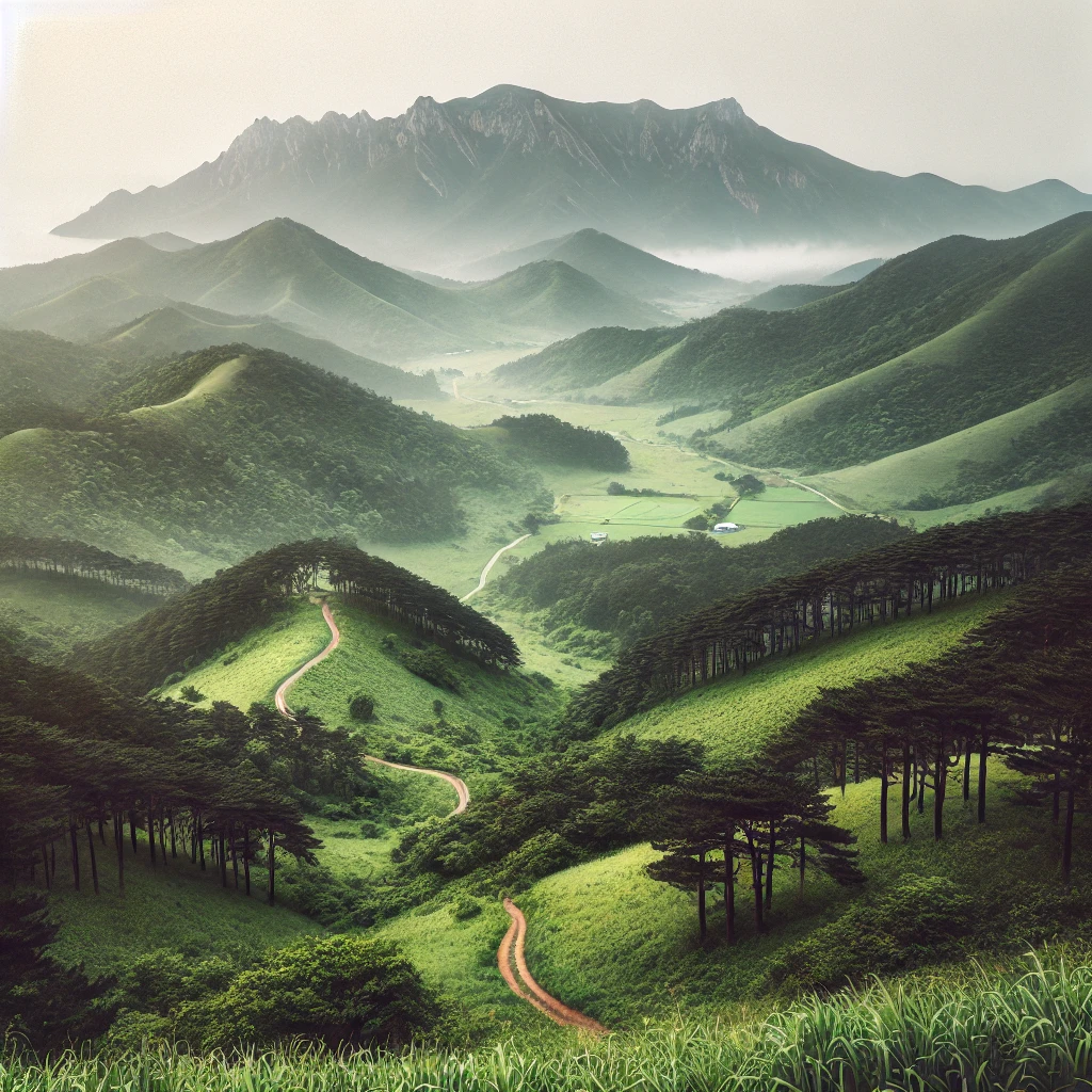 선자령 AI 이미지