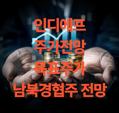 인디에프 주가 전망 목표주가 트럼프 남북경협주 전망