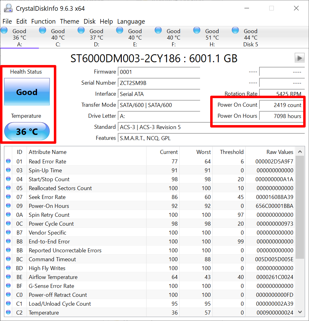 CrystalDiskInfo 사용법
