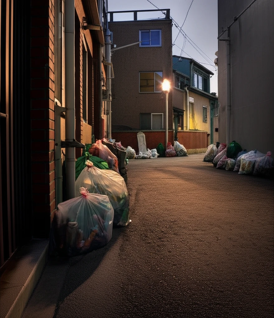 깨끗한 한남동을 위한 쓰레기 배출법:..