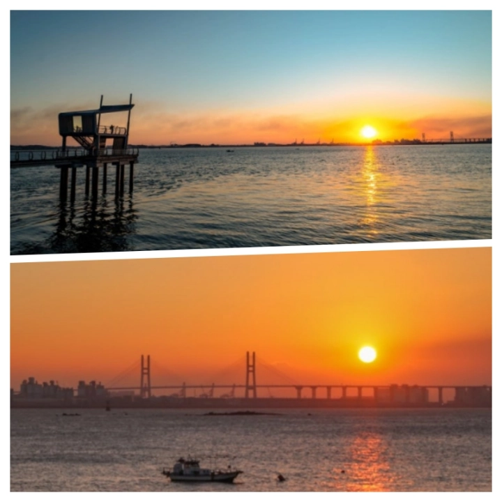 한진포구-전망대-일몰