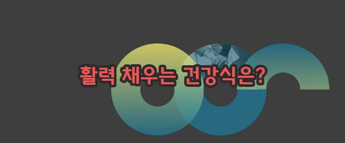 기력회복에 좋은 음식 한번 정확하게 알아보도록 하죠