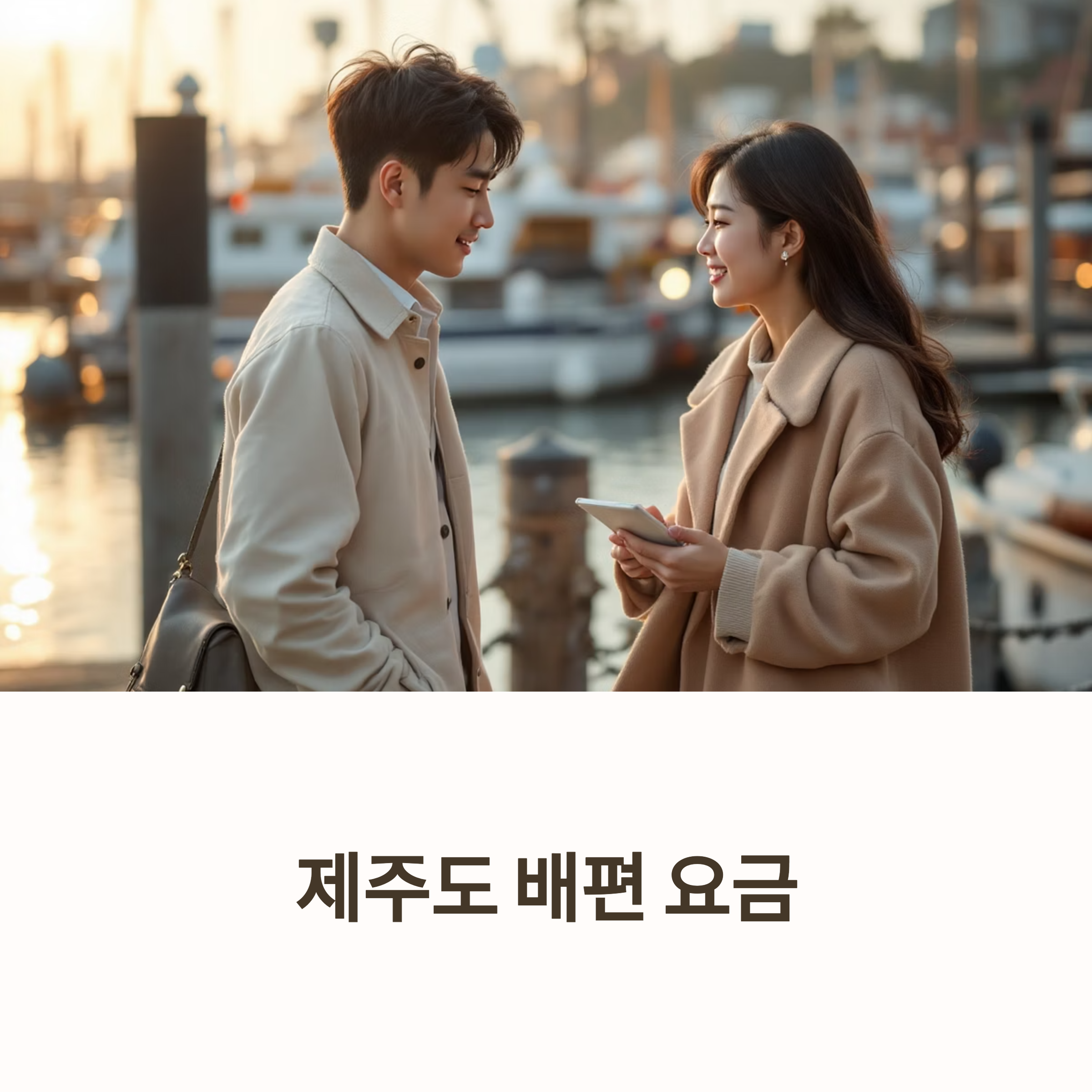 제주도 배편 차량 승선 요금