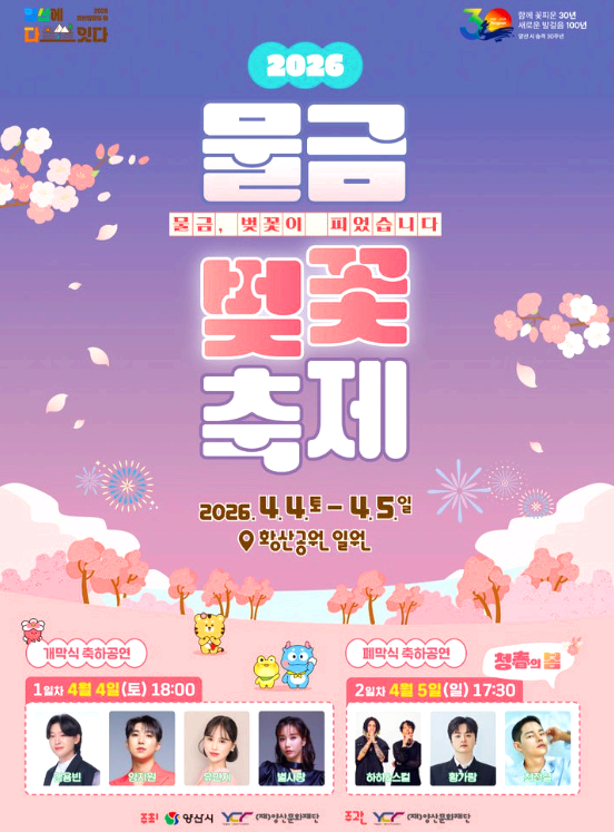 물금벚꽃축제