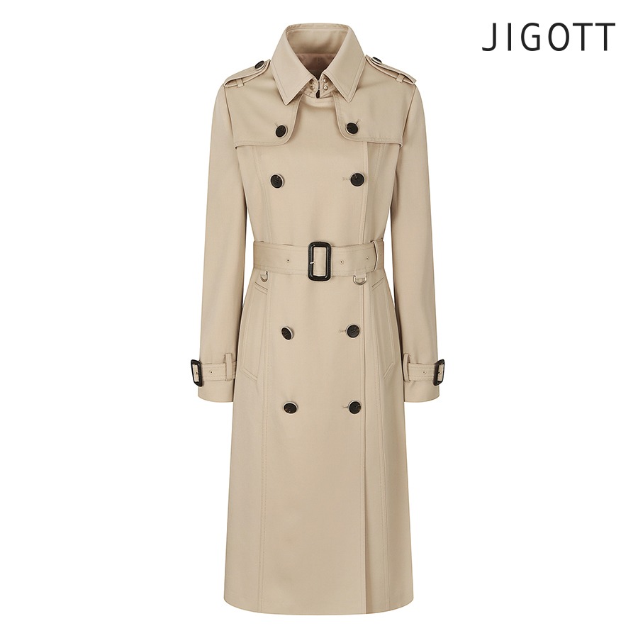 지고트 울 100 더블 트렌치 코트 jm3a0tc60