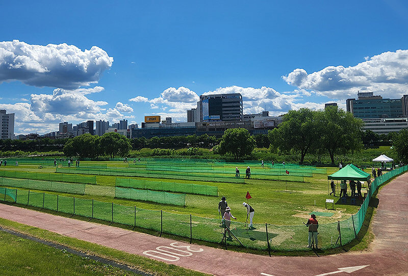 광주 청석 파크골프장 전경