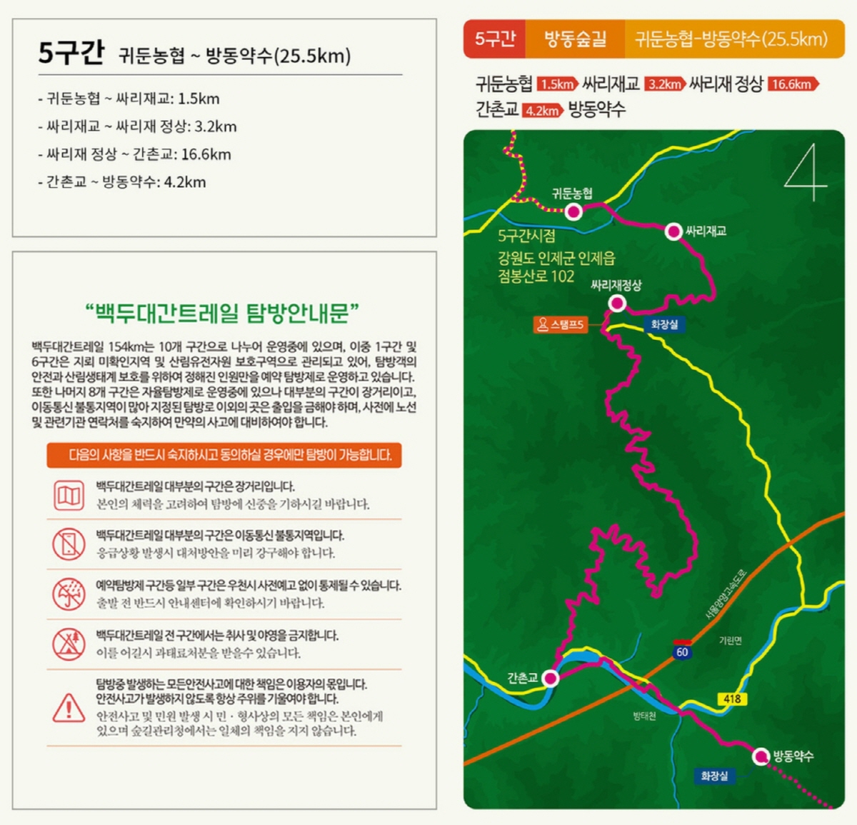 백두대간 트레일