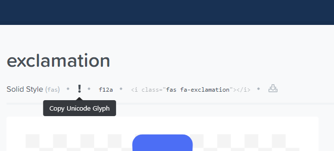 폰트어썸 아이콘 복사