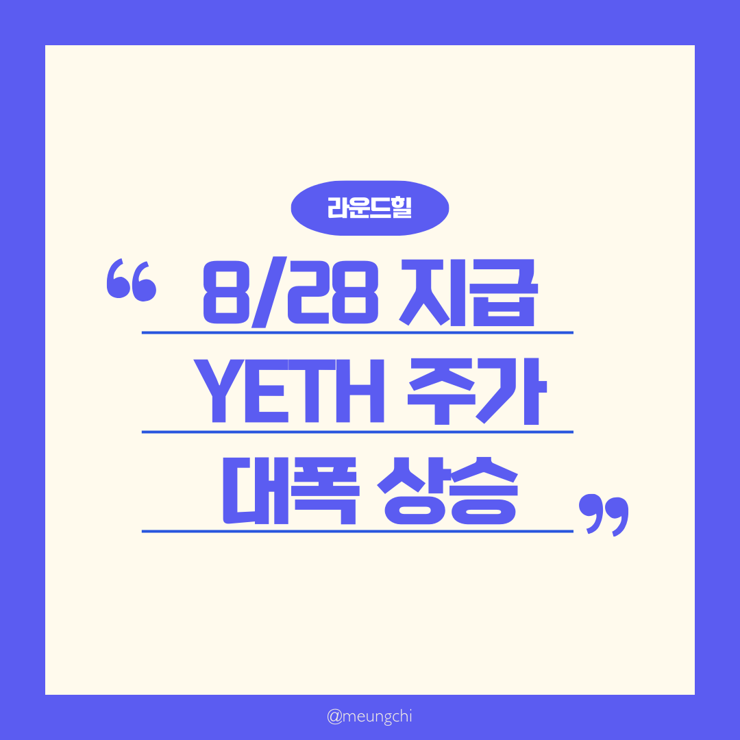 2025년 8월 27일 라운드힐 YBTC YETH 주배당 ETF 배당락일 요약