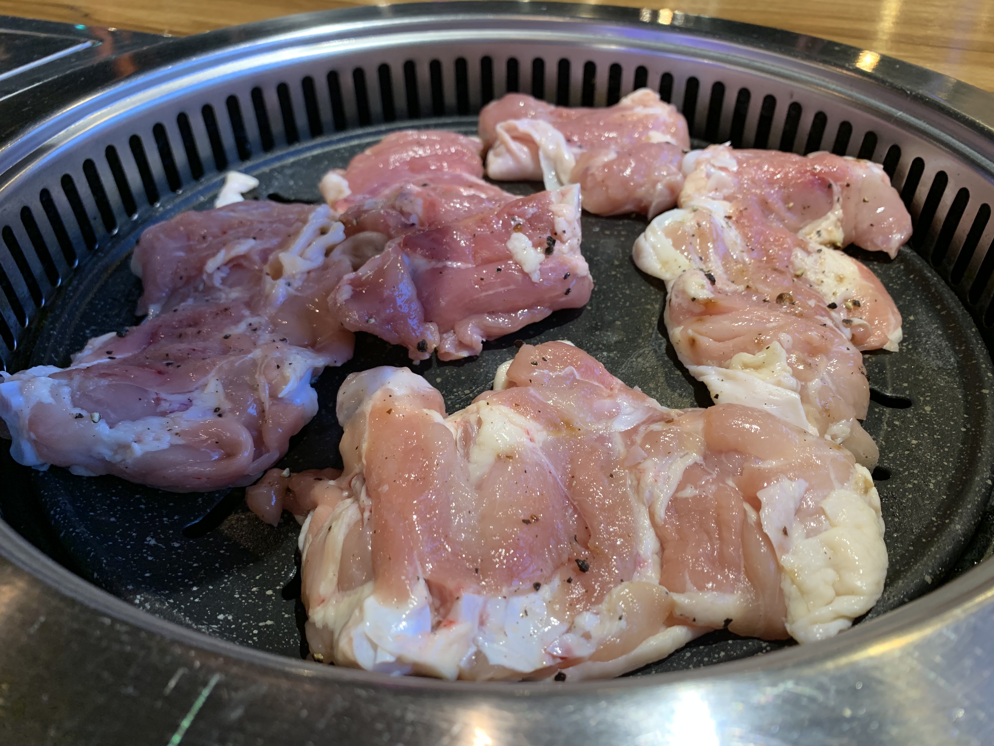 사계진미숯불닭갈비 소금구이