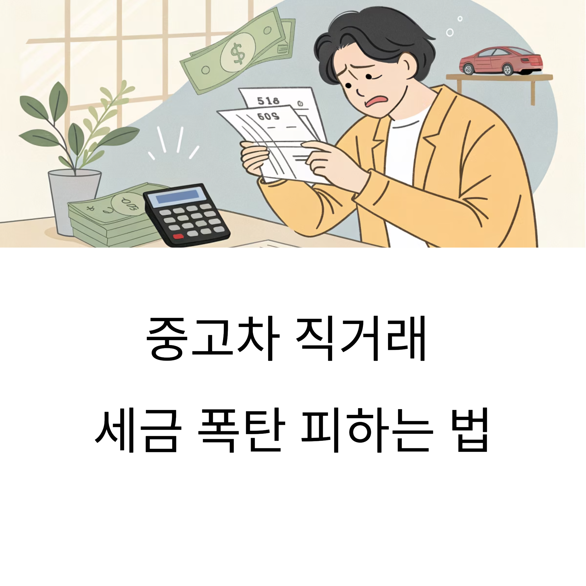 중고차 직거래, 세금 폭탄 피하는 법