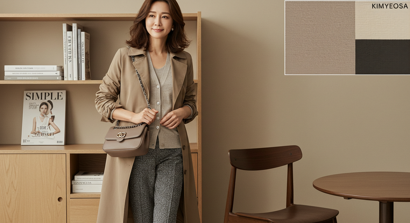 중년 여성 패션