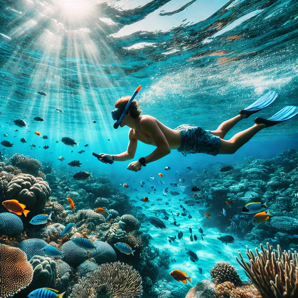 일본 미야코지마에서 스노클링 체험 이미지