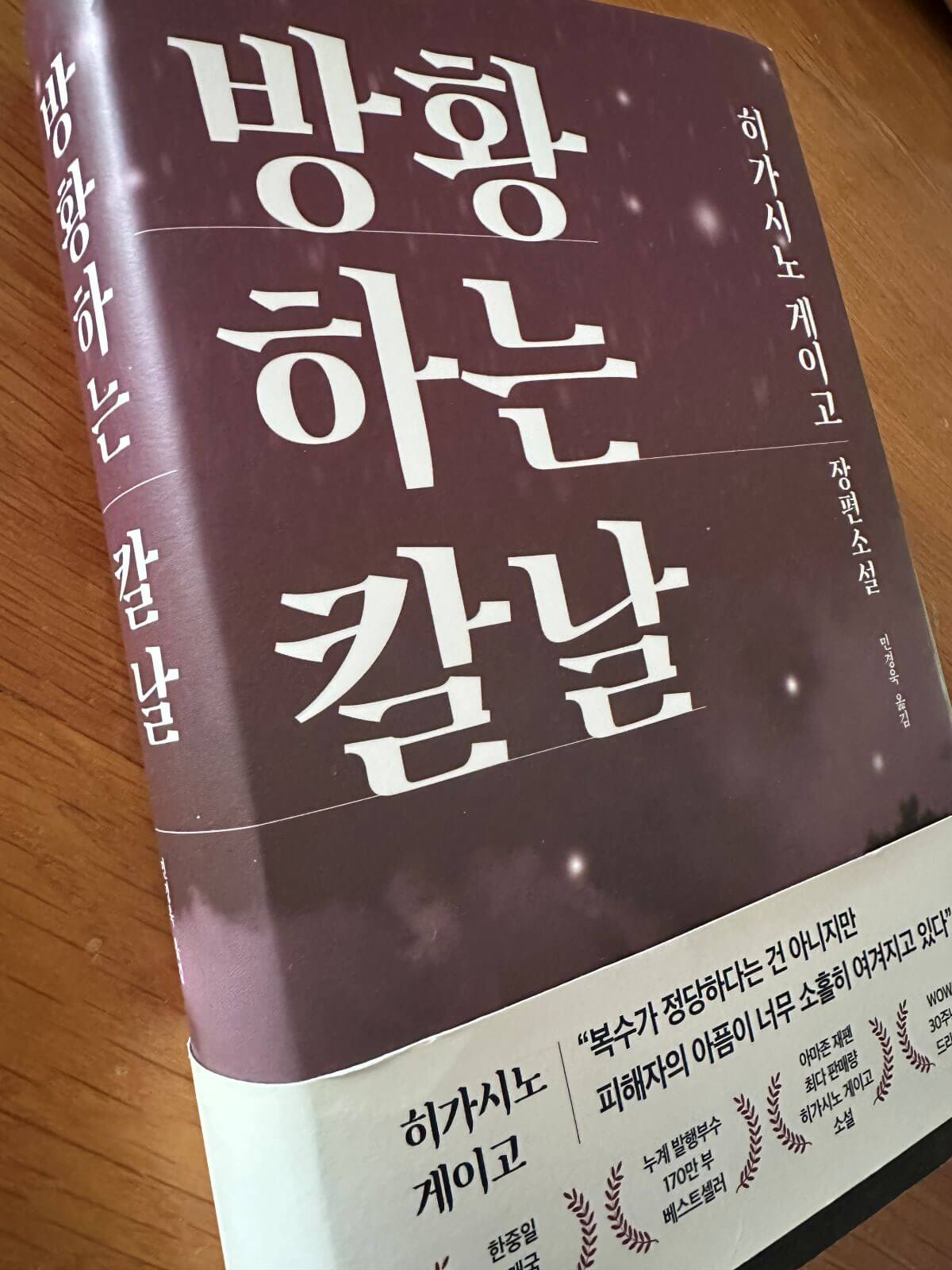 방황하는-칼날-히가시노-게이고-소설책