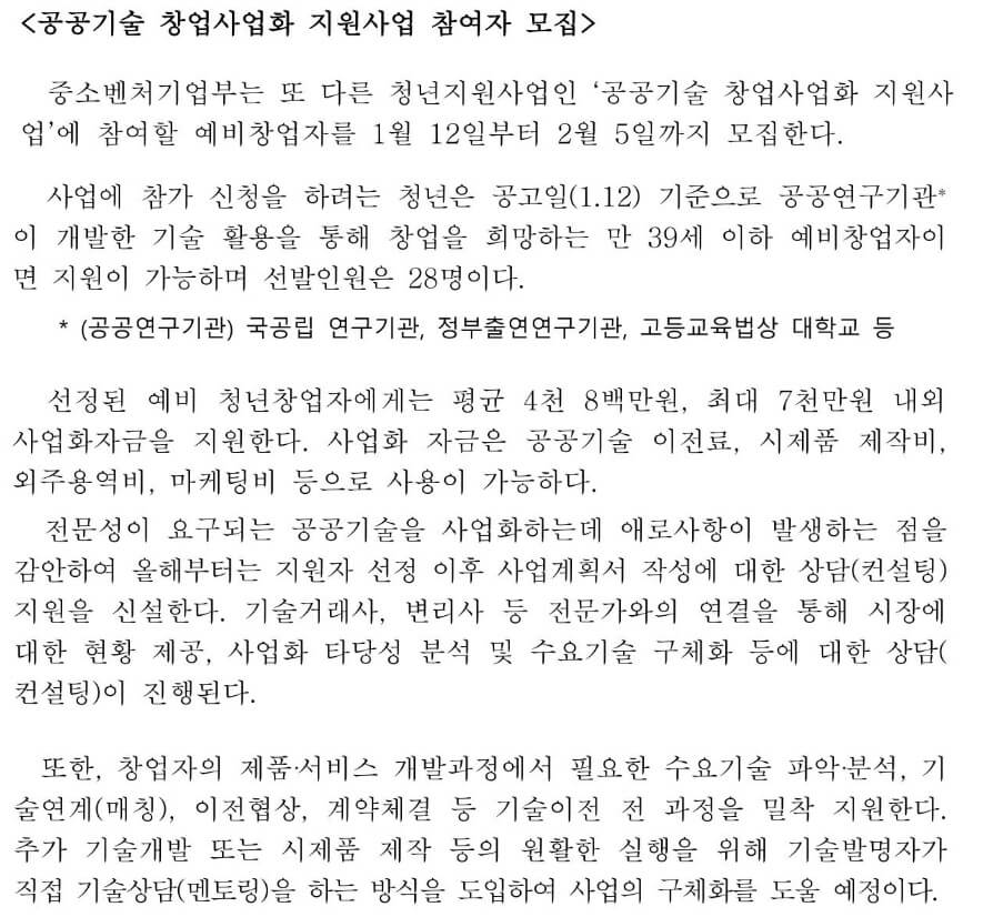 청년창업지원금