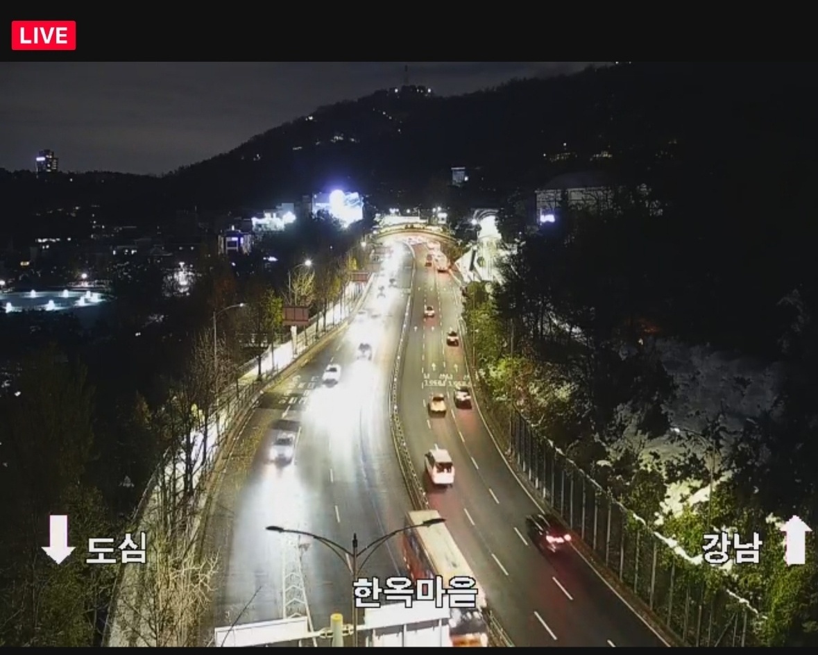 네이버지도 앱에서 실시간 CCTV 설정 하는 이미지