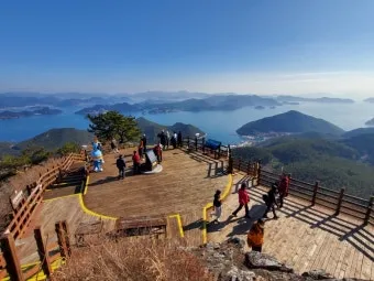 통영 미륵산 등산코스 통영 미륵산 등산 최단 코스 케이블카 타고 있지만 등산하기 쉬운 완벽 가이드_7