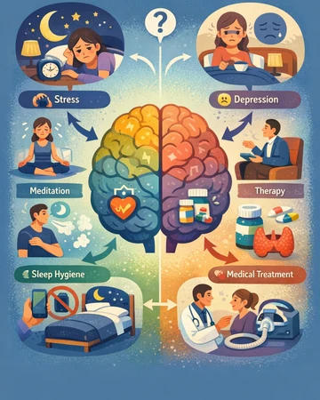 심한 불면증 원인과 수면 주기 변화 설명15