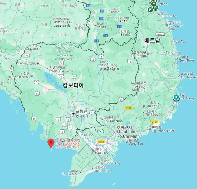 베트남 푸꾸옥 위치
