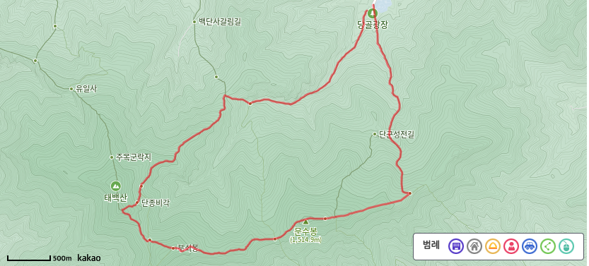 태백산 문수봉 등산코스
