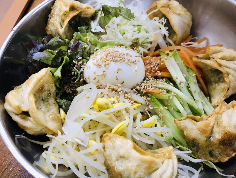 만두비빔국수