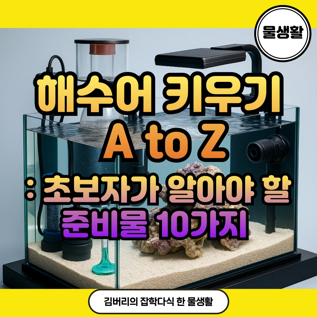 해수 어항 세팅 방법